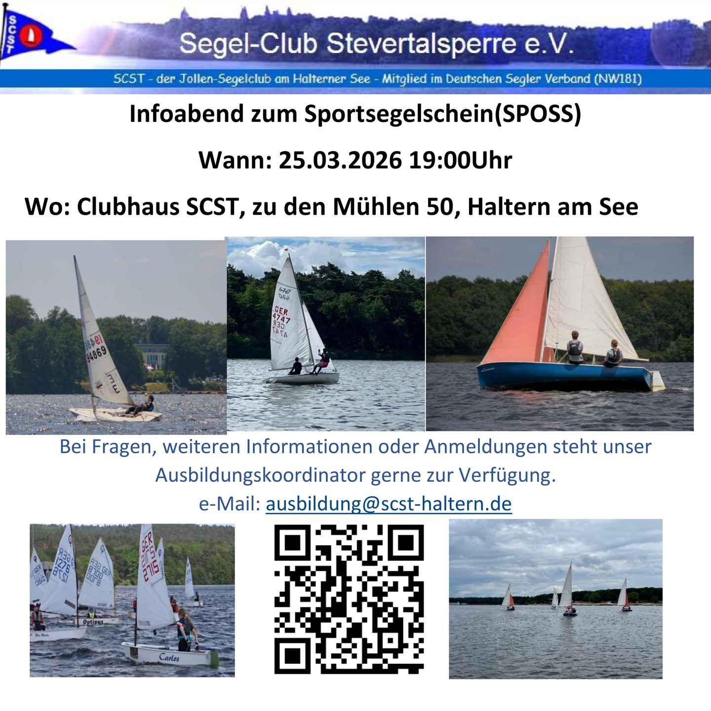 Infoabend zum Sportsegelschein(SPOSS)