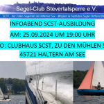 Mehr über den Artikel erfahren INFOABEND AUSBIDLUNG SCST AM 25.09.2024, 19:00 ZU DEN MÜHLEN 50